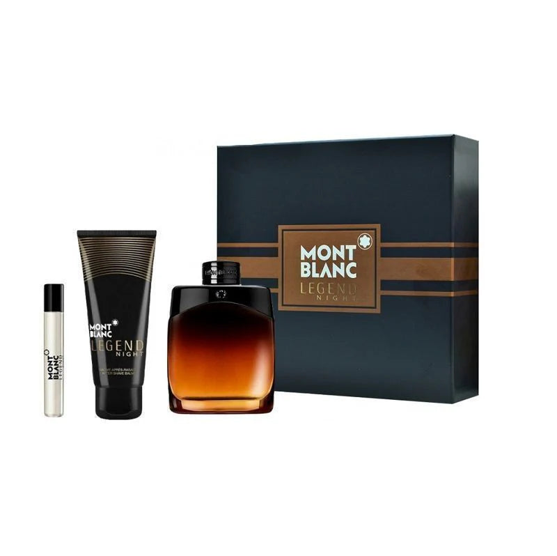 Mont Blanc Legend Night EDP 3 PCS Set