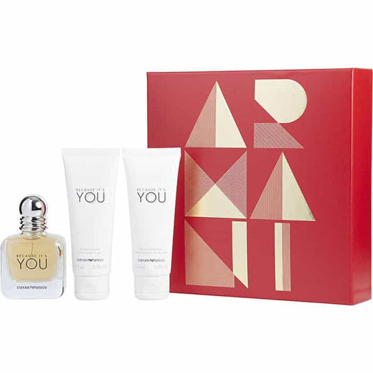 Emporio Armani Because It's You EDP 3 PCS Set