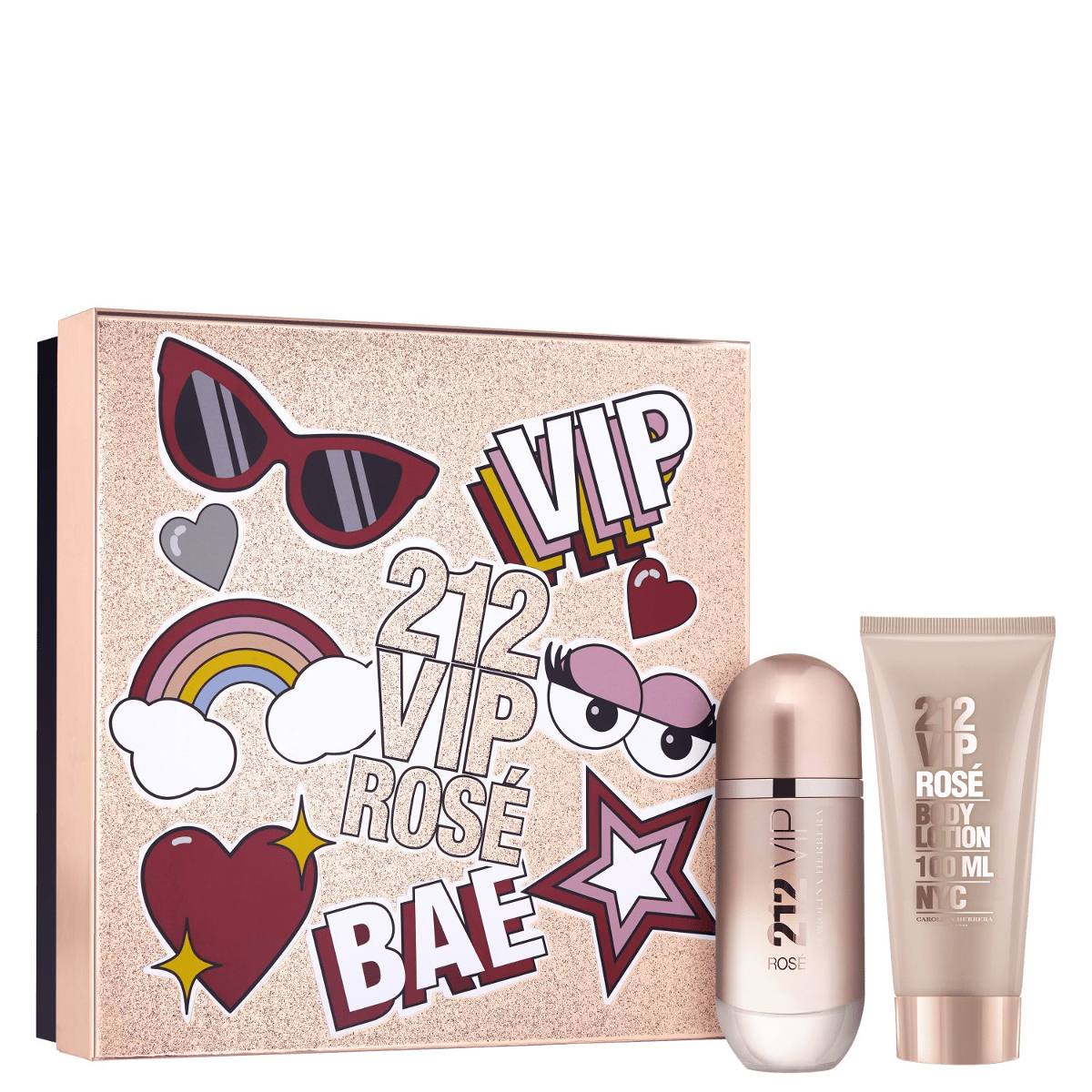 Carolina Herrera 212 VIP Rose EDP 2 PCS Set