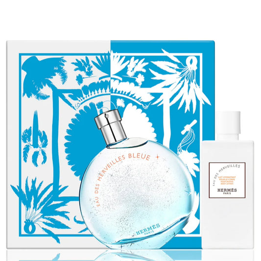 Hermes Eau Des Merveilles Bleue EDT 2 PCS Set