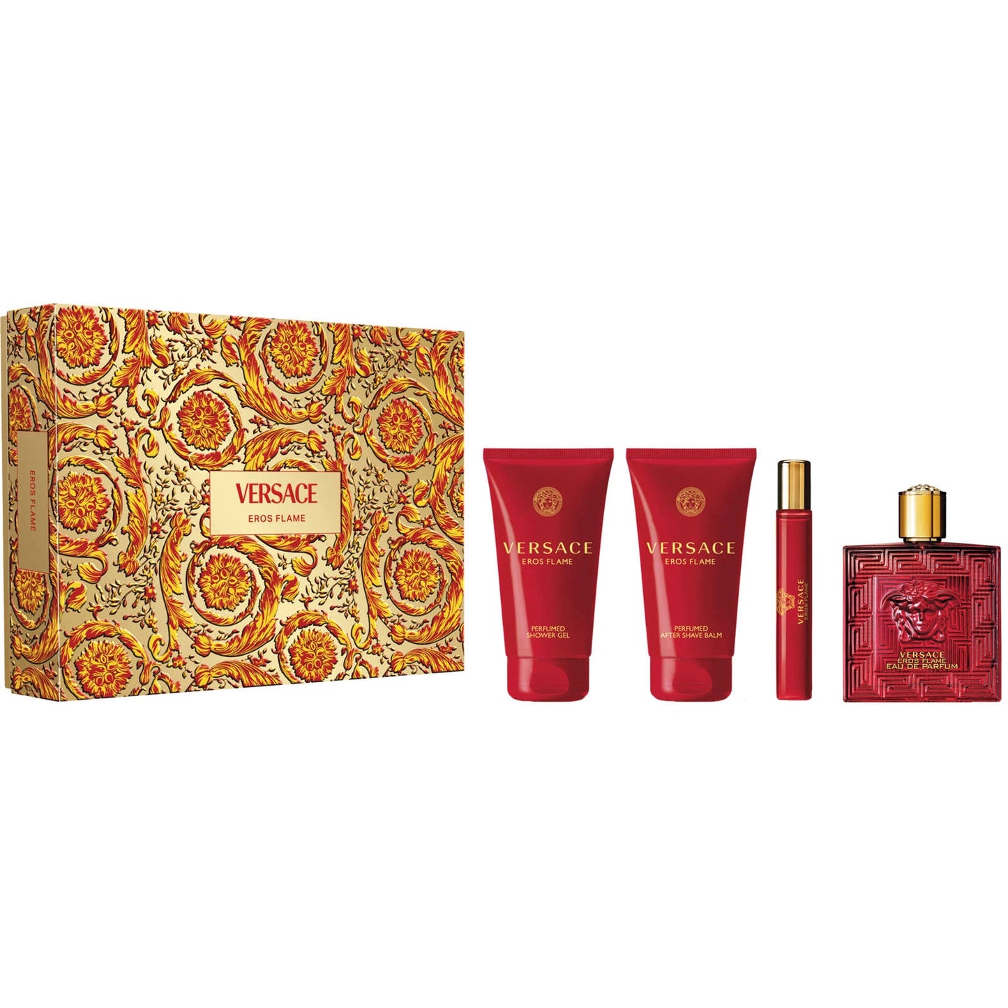 Versace Eros Flame EDP 4 PCS Set