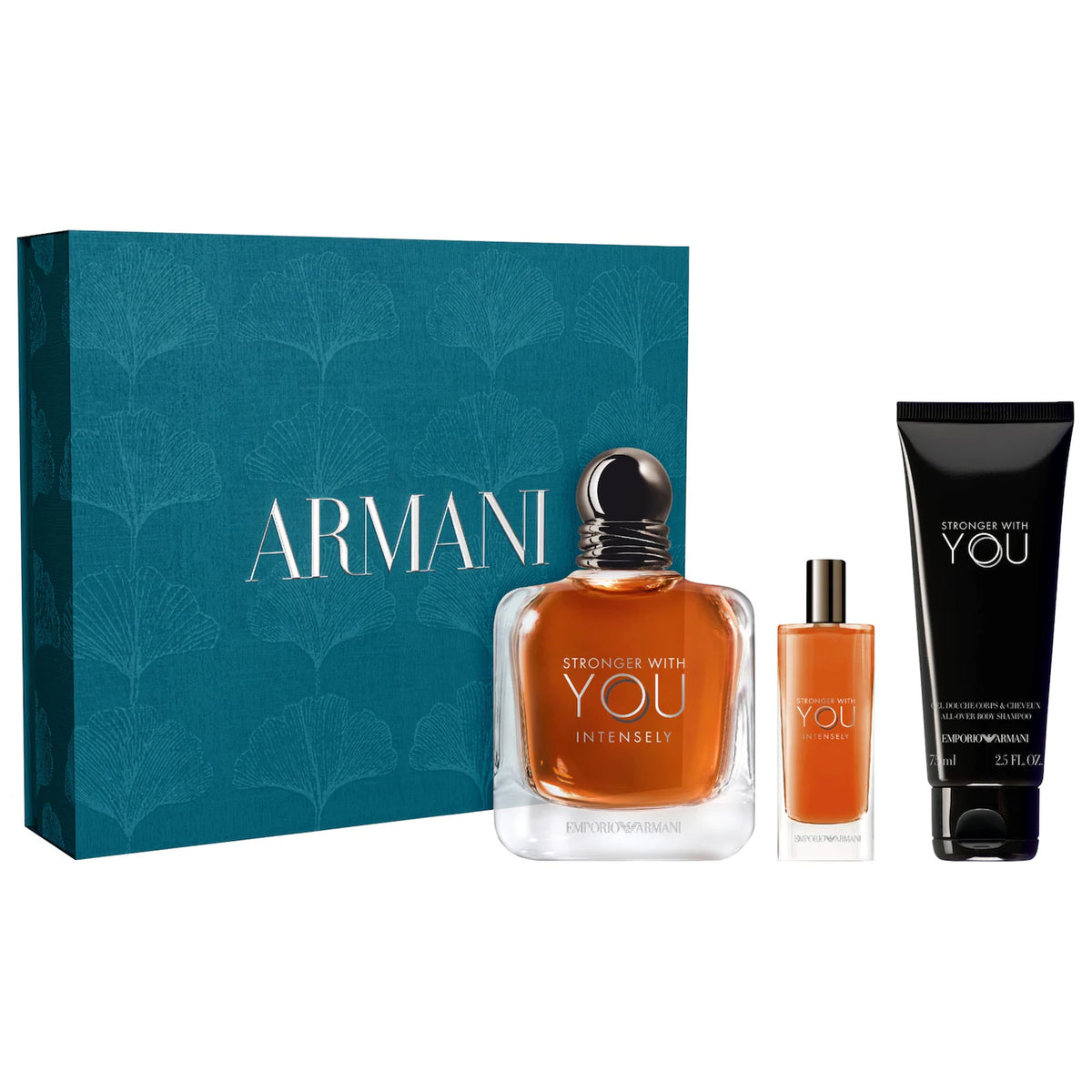 Emporio Armani Stronger With You Intensely EDP 3 PCS Set 